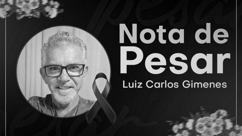 Nota de Pesar | Lamentamos a perda do Servidor Luiz Carlos Gimenes, do DAE. Descanse em paz!