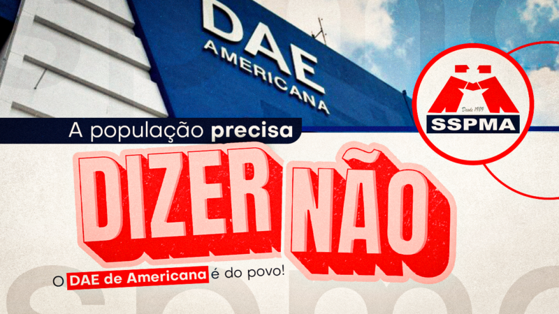 Concessão da água em Americana é uma ameaça real: população precisa dizer NÃO! ASSINE O ABAIXO-ASSINADO