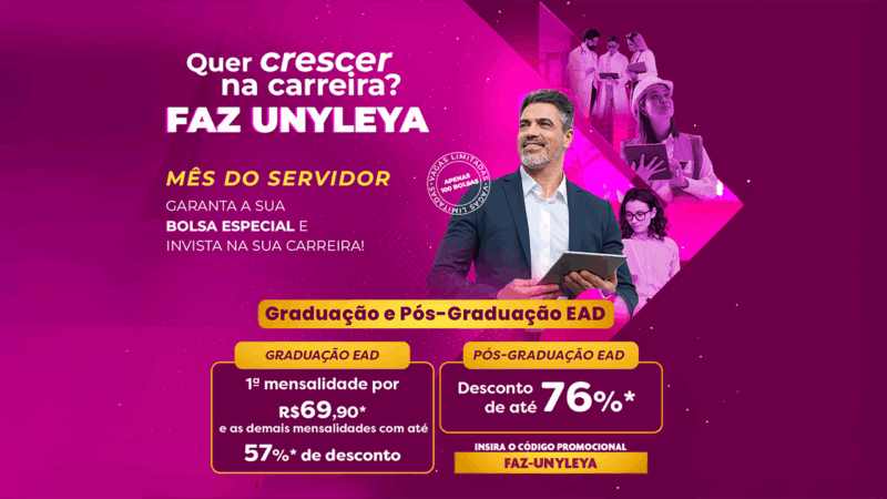 Servidor associado: impulsione sua trajetória profissional com uma formação de excelência na Unyleya