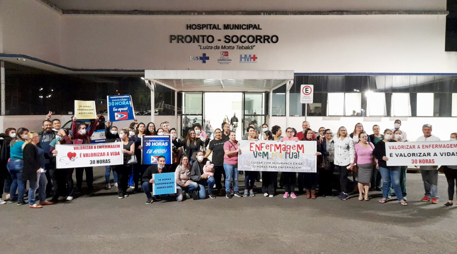 Jornada de 30 horas | Enfermagem delibera por manifestação na Câmara nesta quinta (30), às 14 horas