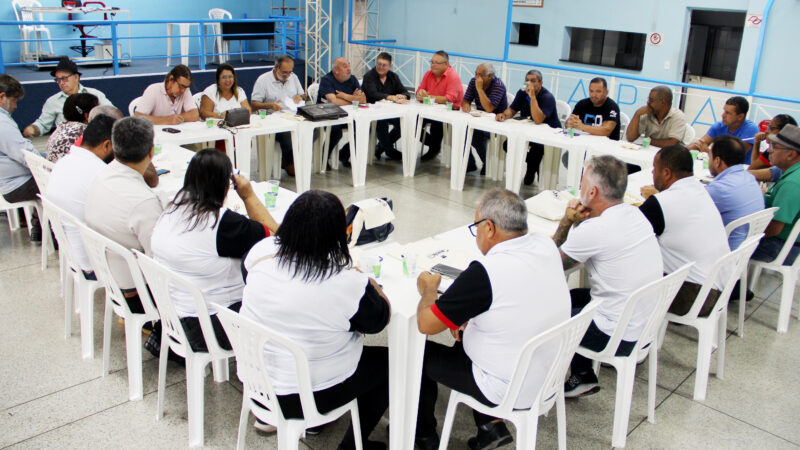 Tesoureiro Aires Ribeiro participa de importante reunião de reestruturação da Federação dos Servidores de São Paulo