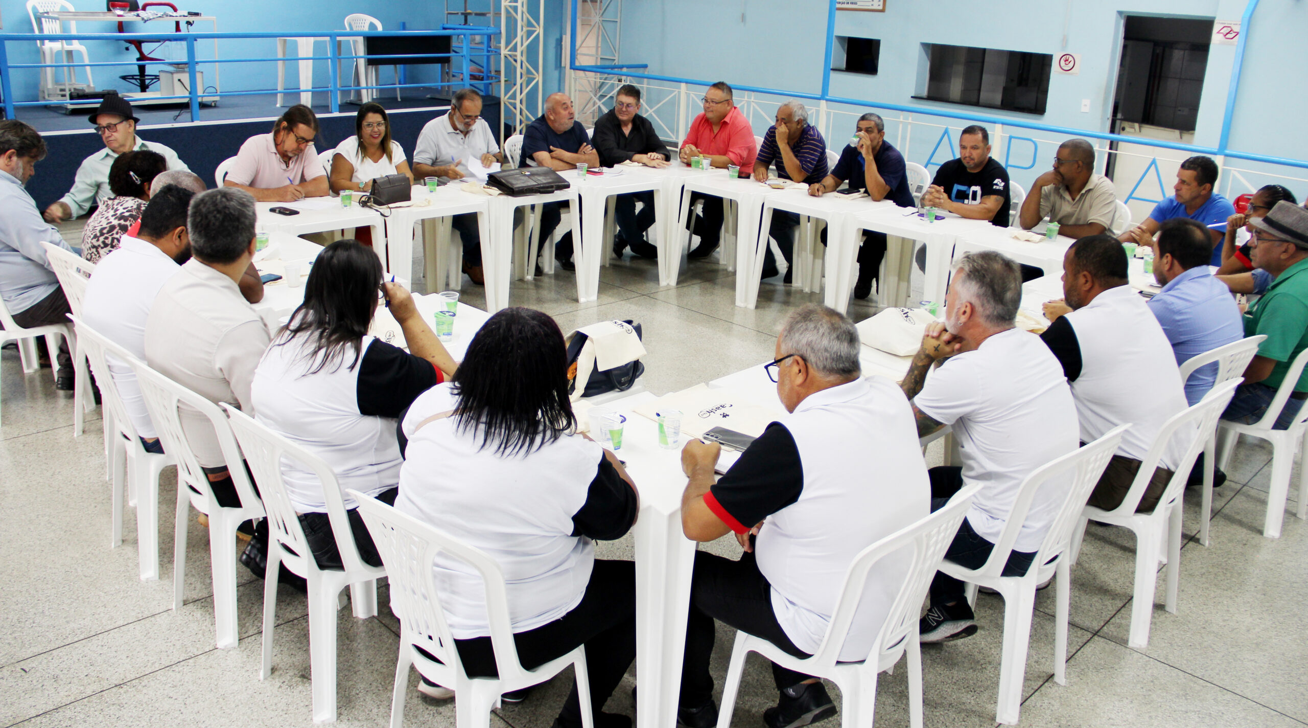 Tesoureiro Aires Ribeiro participa de importante reunião de reestruturação da Federação dos Servidores de São Paulo