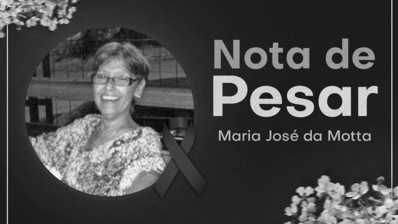 Informamos com pesar o falecimento da Servidora Aposentada Maria José da Motta, conhecida como Bebé