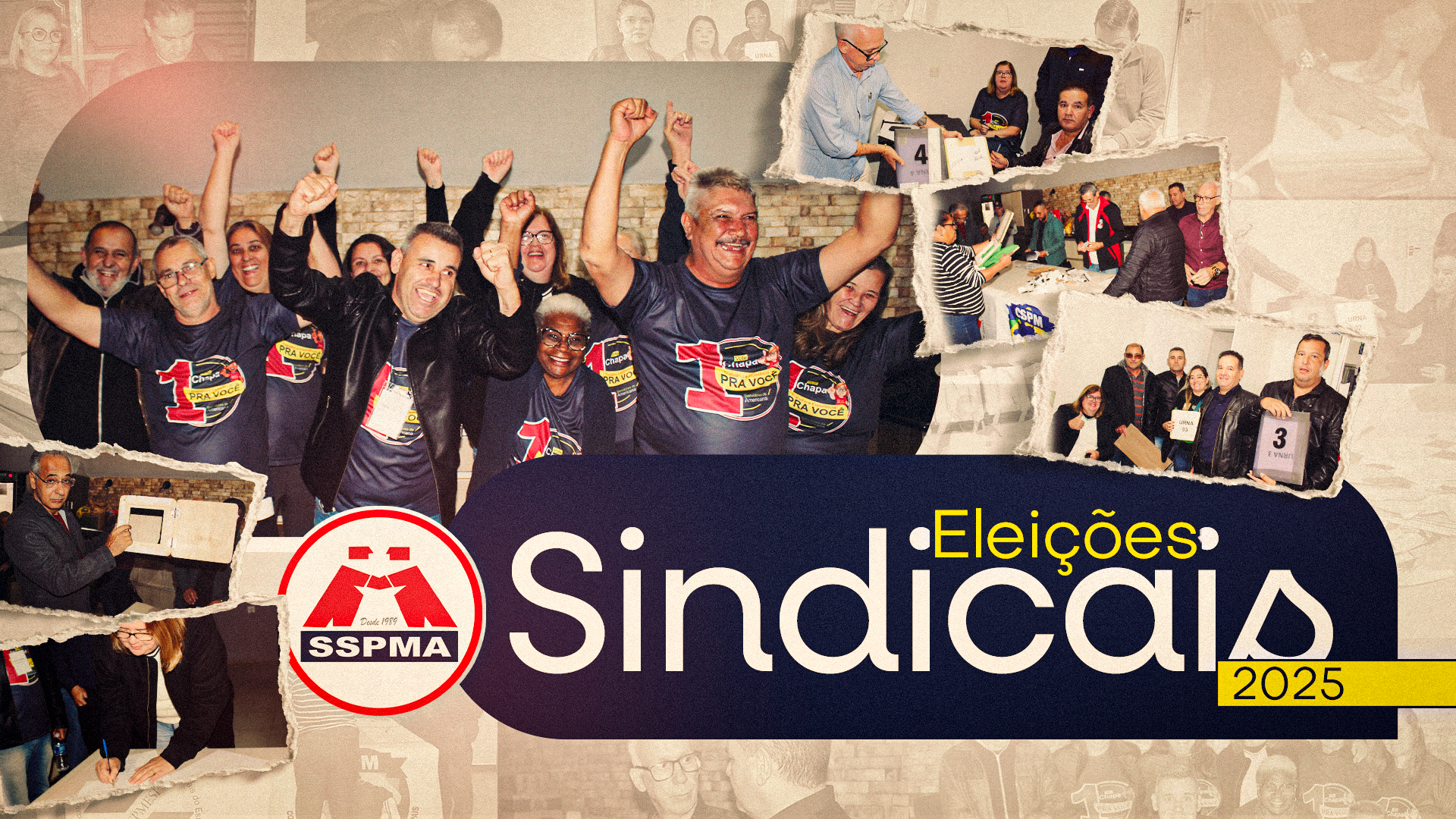 Documentário especial do SSPMA mostra todos detalhes e a transparência da eleição sindical que escolheu a Chapa 1