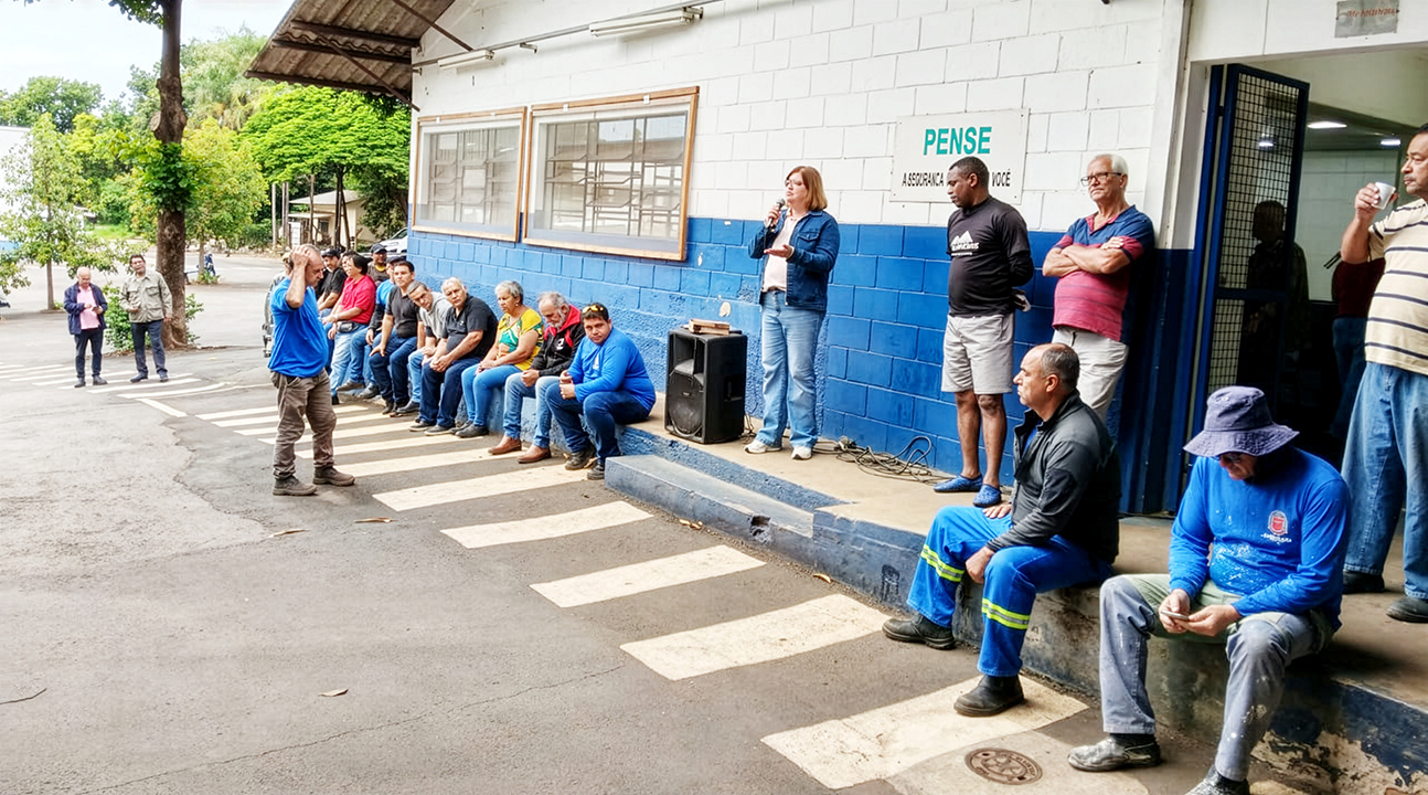 Garagem Municipal | Nova diretoria do SSPMA inicia gestão com diálogo nos postos de trabalho