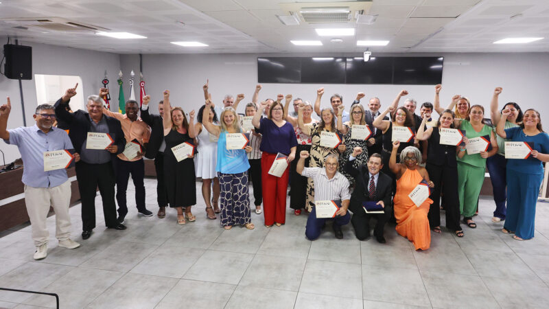 Nova diretoria, liderada por Patrícia Cavicchioli – 1ª mulher presidente do SSPMA, toma posse em solenidade histórica na Câmara