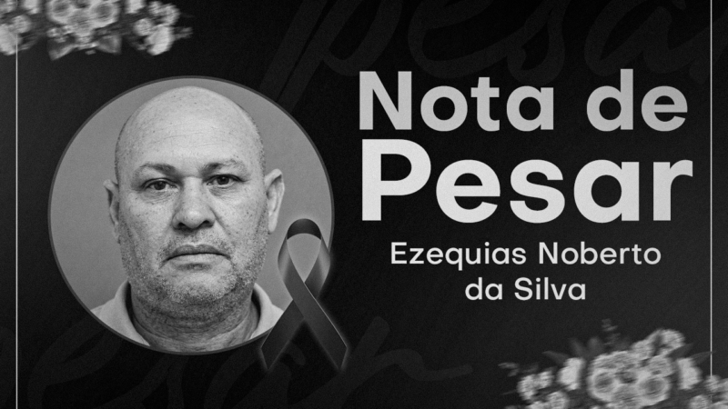 LUTO | Sindicato lamenta o falecimento do Servidor Ezequias Noberto da Silva, do DAE. Descanse em paz!