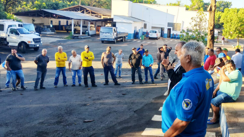 Garagem Municipal | Diretores do SSPMA fortalecem diálogo com os Servidores na luta por valorização e direitos