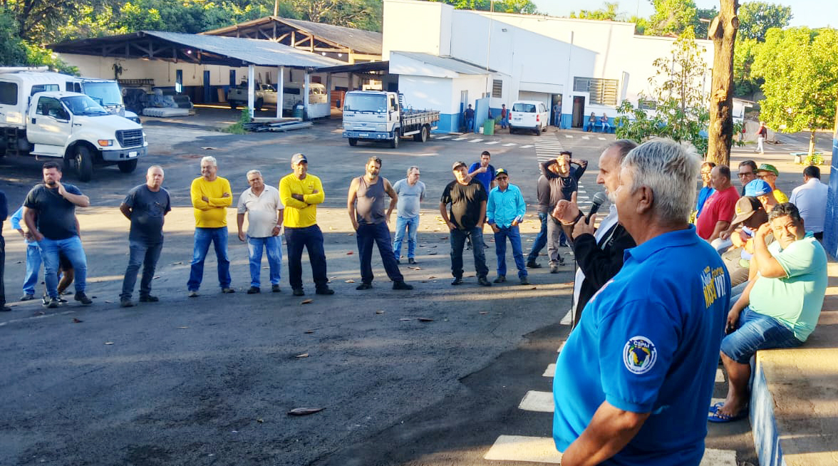 Garagem Municipal | Diretores do SSPMA fortalecem diálogo com os Servidores na luta por valorização e direitos